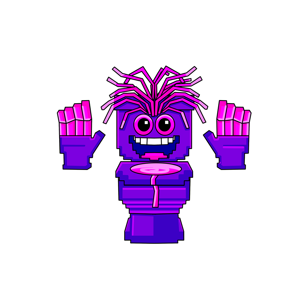 Galaxy Spaghetti Tualetti